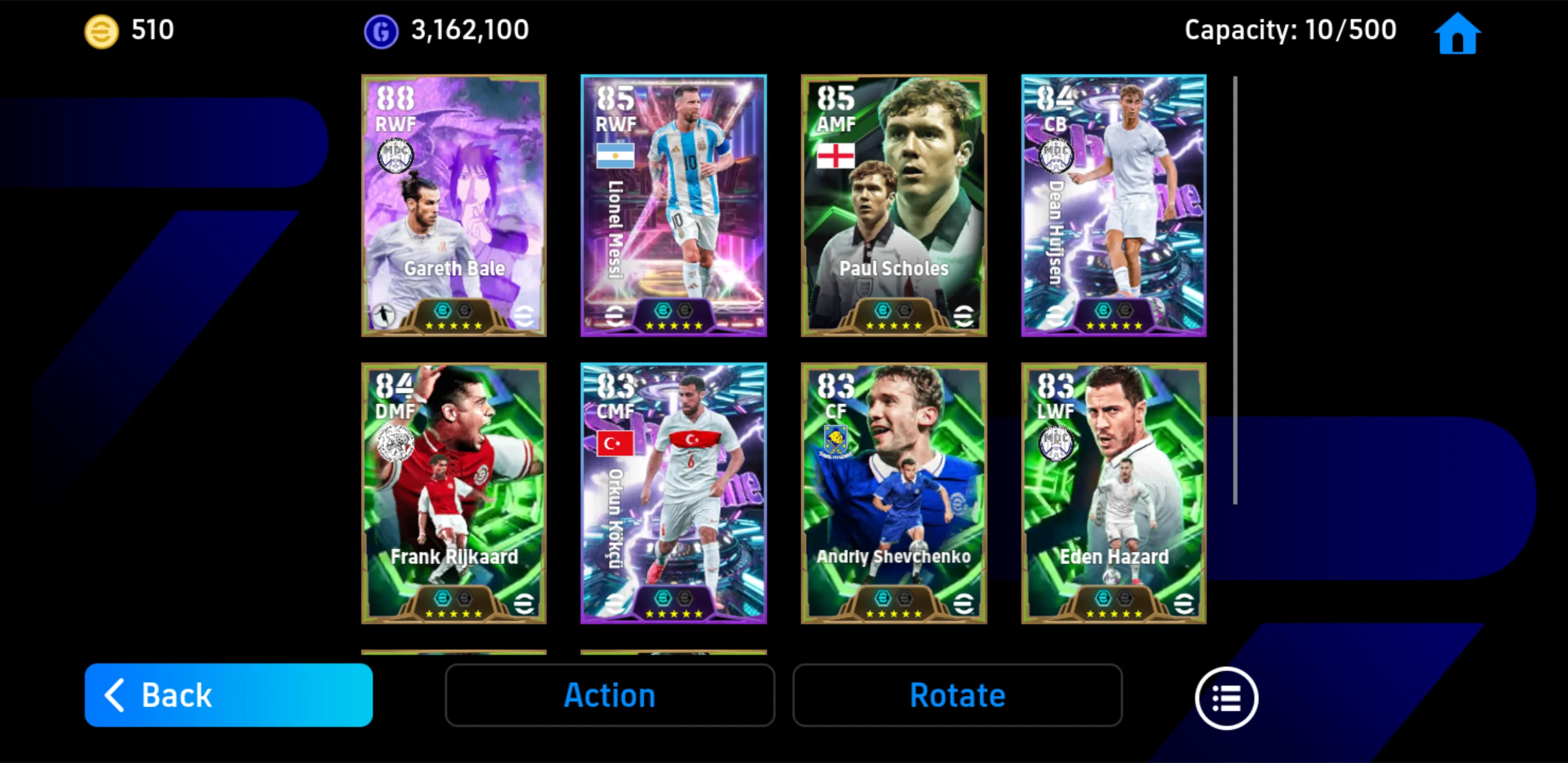 G. Bale [Epic *26 Limited] + P. Scholes [Epic *25] + D. Hujisen [Showtime *26] + Khung ổn random Epic daily, highlight + Hơn 500 coin android