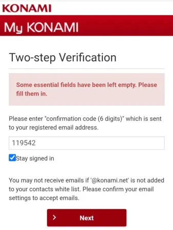Cách Fix Lỗi Đăng Nhập eFootball Bị Gửi Mã Xác Minh (OTP) Lặp Lại